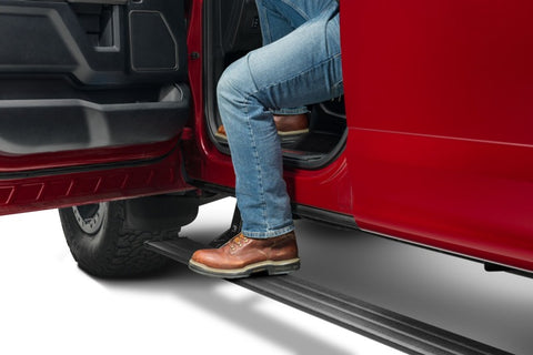 AMP Research 2022 Ford F250/350/450 (Sync 3 Models ONLY) Power Step Smart Series Running Board - 86236-01A