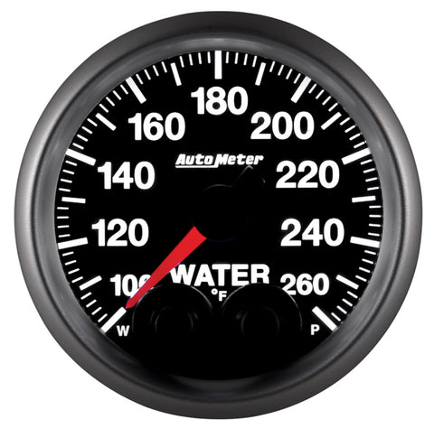 Autometer Elite 52mm 100-260 Degress F Water Temperature Peak and Warn Gauge w/ Electonic Control - 5654