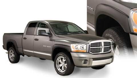 Bushwacker 06-08 Dodge Ram 1500 Fleetside OE Style Flares 4pc 75.9/76.3in Bed - Black - 50910-02