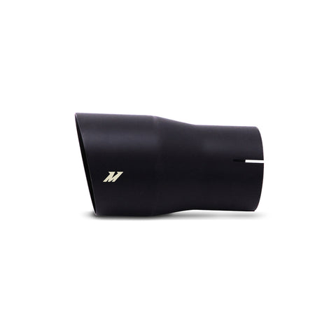 Mishimoto Clamp-On Single Wall Exhaust Tip 5in Outlet - Black - MMEXH-TIP-SWBK