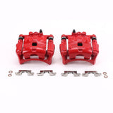 Power Stop 11-17 Ford Fiesta Front Red Calipers w/Brackets - Pair - S5304