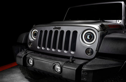 ORACLE Lighting 0718 Jeep Wrangler JK Oculus 7in Switchback Bi-LED Projector Headlights - 5876-023