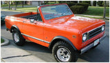 Bushwacker 72-80 International Scout II Extend-A-Fender Style Flares 2pc - Black - 60002-01