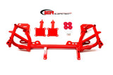 BMR 93-02 F-Body K-Member w/ Low Mount Turbo LS1 Motor Mounts and Pinto Mounts - Red - KM019-1R