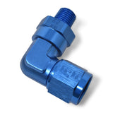 Russell Performance -10 AN 90 Degree Female to Male 3/8in Swivel NPT Fitting - 614020