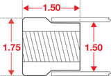 SPC Performance Weld In Bung LH Thread 1in x 14 - 15305