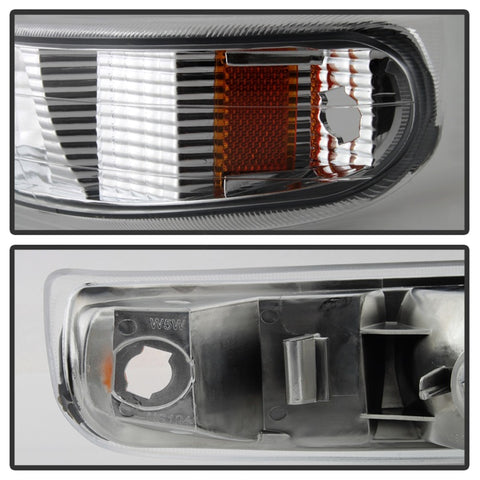 xTune Chevy Silverado 99-02 / Chevy Suburban/Tahoe 00-06 Amber Bumper Lights Euro CBL-JH-CS99-AM-E - 5064295