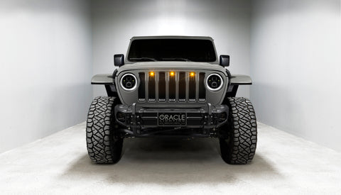 Oracle Jeep Wrangler JL/Gladiator JT 7in. High Powered LED Headlights (Pair) - White - 5769J-001
