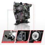 ANZO 21-23 Ford F150 LED Projector Headlight w/Switchback+Sequential - Black (Passenger Side Only) - 111594-R