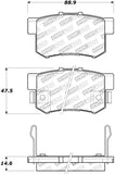 StopTech Street Touring 08-10 Honda Accord EX/EX-L Coupe Rear Brake Pads - 308.05360