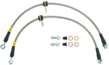 StopTech 06-14 Honda Ridgeline Stainless Steel Front Brake lines - 950.40014