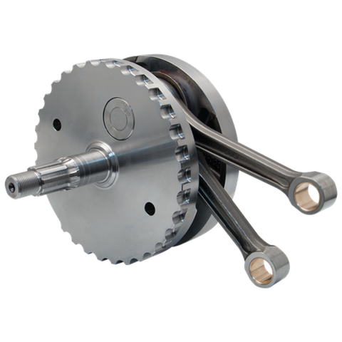 S&S Cycle 99-06 BT 4-5/8in Stroke Flywheel Assembly w/o Sprocket Shaft Bearing - 320-0475