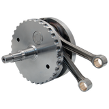 S&S Cycle 00-06 BT 4-5/8in Stroke Flywheel Assembly w/o Sprocket Shaft Bearing Race - 320-0469