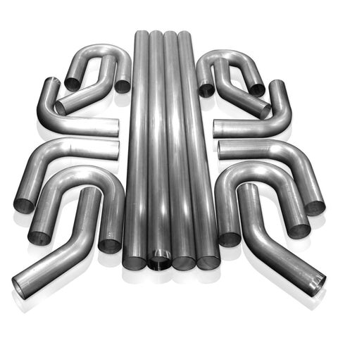 Stainless Works 2 1/4in Rod Builder Exhaust (Butt Weld Kit) - RB225