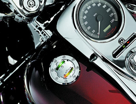 Kuryakyn Informer LED Fuel & Battery Gauge Chrome - 7282