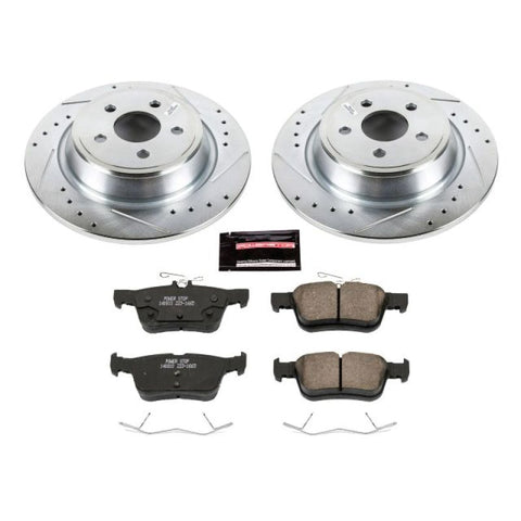 Power Stop 15-19 Ford Edge Rear Z23 Evolution Sport Brake Kit - K7144