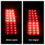 xTune Chevy Silverado 1500/2500/3500 03-06 LED Tail Lights Red Clear ALT-ON-CS03-LED-RC - 5008787
