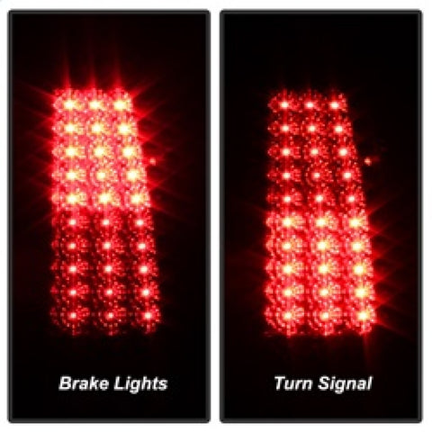 xTune Chevy Silverado 1500/2500/3500 03-06 LED Tail Lights Red Clear ALT-ON-CS03-LED-RC - 5008787