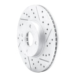 R1 16-25 Mazda 2 (Mexico) Front Right Drilled & Slotted Geo-Carbon Rotor - 830-91003R