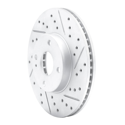 R1 16-25 Mazda 2 (Mexico) Front Right Drilled & Slotted Geo-Carbon Rotor - 830-91003R