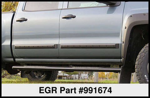 EGR Crew Cab Front 41.5in Rear 38in Bolt-On Look Body Side Moldings (991674) - 991674
