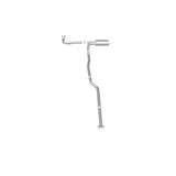 MagnaFlow Cat Back, SS, 2.5in, Street, Single Straight Pass. Polished 4in Tip, 2015 Ford Fusion 2.5L - 19096