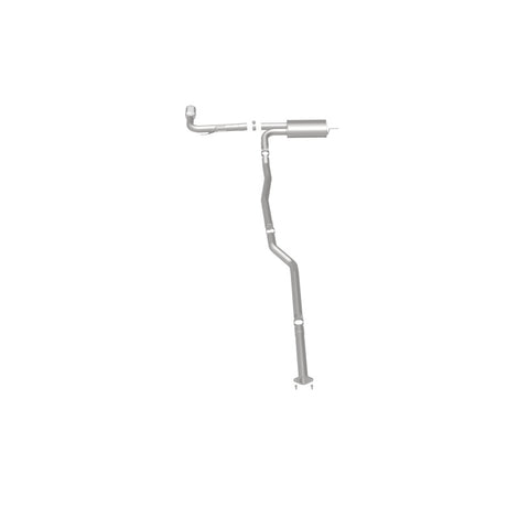MagnaFlow Cat Back, SS, 2.5in, Street, Single Straight Pass. Polished 4in Tip, 2015 Ford Fusion 2.5L - 19096