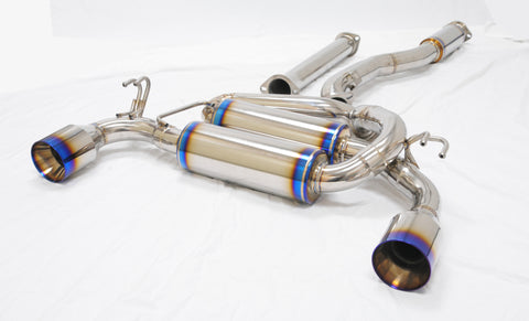 MXP 08-15 Mitsubishi Evolution 10 w/2 Section Pipes T304 SP Exhaust System w/Dual Exit - MXSPCZ4A