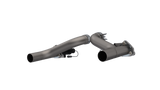 QTP 10-15 Chevrolet Camaro SS 6.2L 2.5in 304SS Aggressor Cutout Dual Mid Pipes - 500110