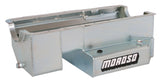 Moroso Ford 351W (w/Rear Sump) Kicked Out Circle Track Baffled Wet Sump 9qt 7.5in Steel Oil Pan - 20522