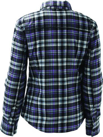 River Road Cameo Flannel Moto Shirt Womens - Small - 094527