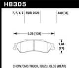 Hawk Super Duty Street Brake Pads - HB334P.705