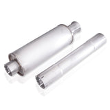 Stainless Works 2018+ Jeep Wrangler JL 304SS Factory Connect 2.5in Cat Back Exhaust System - JPJLUCB