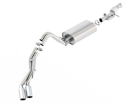 Borla Touring Cat Back 15-16 GMC Denali 6.2L V8 2.75in, 2.25in Dual Same Side Exit 4in Tips Exhaust - 140559
