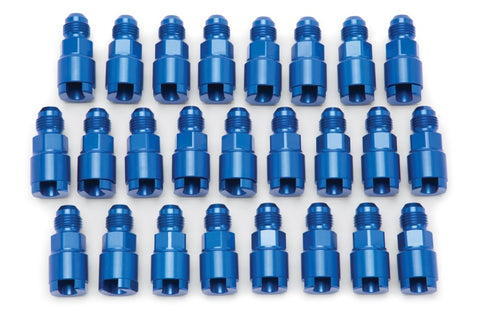 Russell Performance Adapter -6 AN Male to 5/16in Quick Disconnect Screw - Blue (Bulk Pkg 25) - 644118