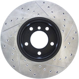 StopTech 9/07-09 BMW 328 Slotted & Drilled Right Front Rotor - 127.34108R