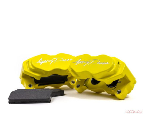 Agency Power Big Brake Kit Front and Rear Yellow Can-Am Maverick X3 Turbo 14-18 - AP-BRP-X3-460-YLW