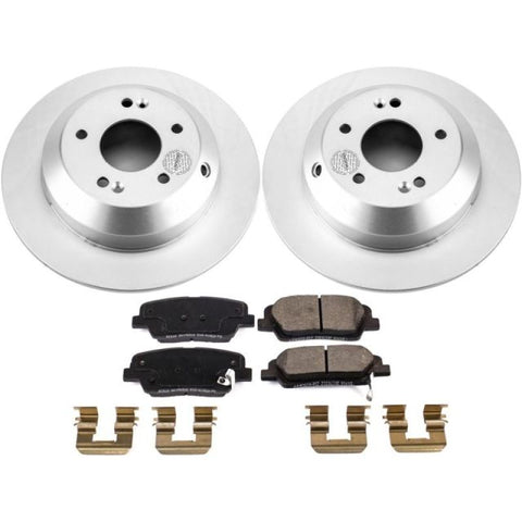 Power Stop 2019 Hyundai Santa Fe XL Rear Z17 Evolution Geomet Coated Brake Kit - CRK8283