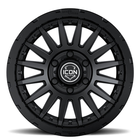 ICON Recon Pro 17x8.5 8 x 6.5 13mm Offset 5.25in BS Satin Black Wheel - 23617858052SB