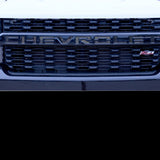 Putco 2020 Chevy Silverado HD - Grille Letters - Black Platinum Chevrolet Letters - 55553BPGM