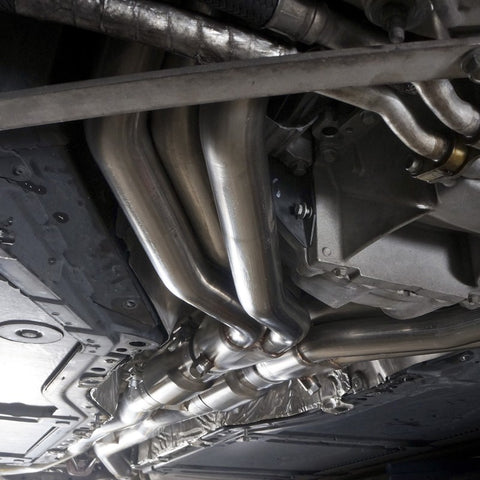 Stainless Works 2014-18 Corvette 6.2L Headers 2in Primaries w/ High-Flow Cats X-Pipe - C72CAT
