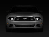 Raxiom 13-14 Ford Mustang w/ Factory HIDLED Halo Projector Headlights- Black Housing (Smoked Lens) - 49170