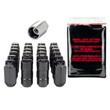 McGard 6 Lug Hex Install Kit w/Locks (Cone Seat Nut) M14X1.5 / 13/16 Hex / 1.945in. Length - Black - 84622