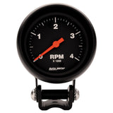 Autometer Z-Series 2-5/8in 4K RPM Pedestal Tachometer Gauge - 2890