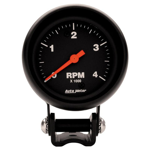 Autometer Z-Series 2-5/8in 4K RPM Pedestal Tachometer Gauge - 2890