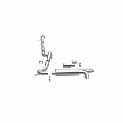 MagnaFlow 2021 Ford Bronco Overland Series Cat-Back Exhaust w/ Single Straight Driver Exit- No Tip - 19559