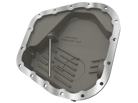 aFe POWER Pro Series Rear Diff Cover Black w/ Machined Fins Ford F-250/350 23-26 (Sterling 11.6) - 46-71490B