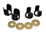 Energy Suspension 89-94 Nissan 240SX (S13) Black Rear Subframe Insert Set - a supplement to the subf - 7.1113G