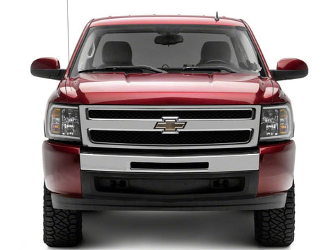 Raxiom 07-13 Chevrolet Silverado 1500 Axial Series Headlights w/ LED Bar- Blk Housing (Clear Lens) - S138003