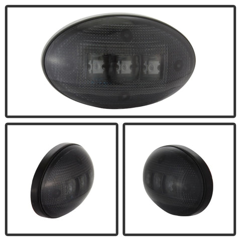 xTune Ford Superduty F250-F550 99-10 Dually Fender LED Side Fender Lights Smoke ACC-LED-FDSD99-SL-SM - 9924668